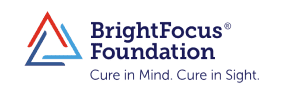 Bright Focus Foundation Logo showing Bright Focus supports research to end Alzheimer’s disease, macular degeneration, and glaucoma